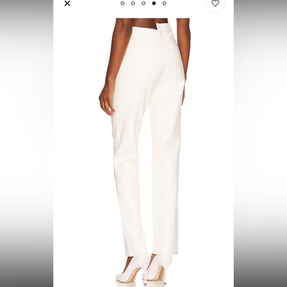 NWT AGOLDE recycled leather cross cross pant straight - Picture 5 of 14